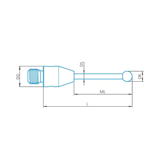 Př&iacute;m&yacute; sn&iacute;mač M3, DK1,35 L36 fotografie produktu Front View L