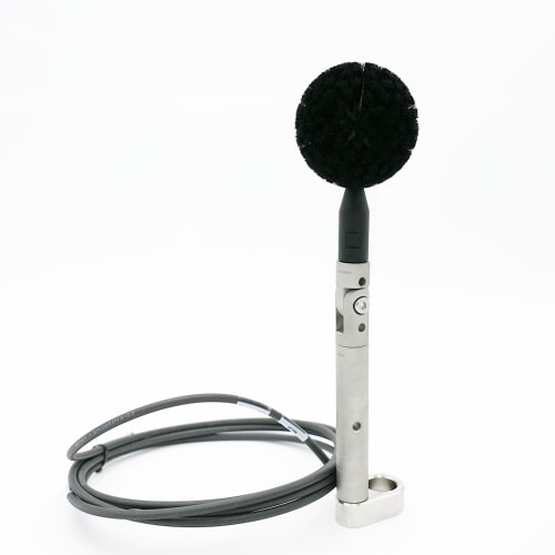 Cleaning brush, spherical shape, M6, with holder and grounding cable product photo