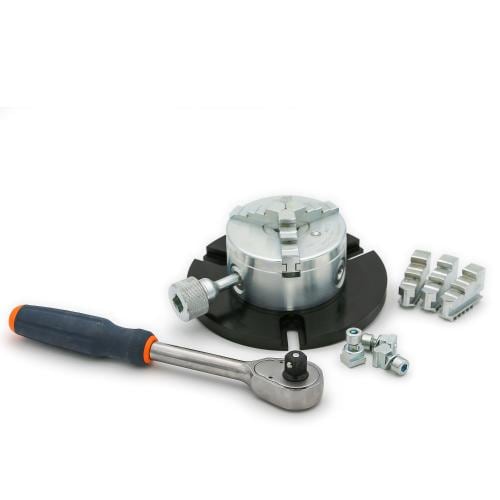 OmniFix three-jaw chuck DIN 6350 for rotary table application &Oslash;100 mm product photo