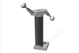 Double holder with reference spheres, ThermoFit L200 product photo