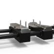 OmniFix metrologist vise 120x320mm, aluminium product photo Back View S