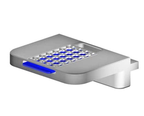 Practice workpiece (perforated sheet), AlMg4 product photo